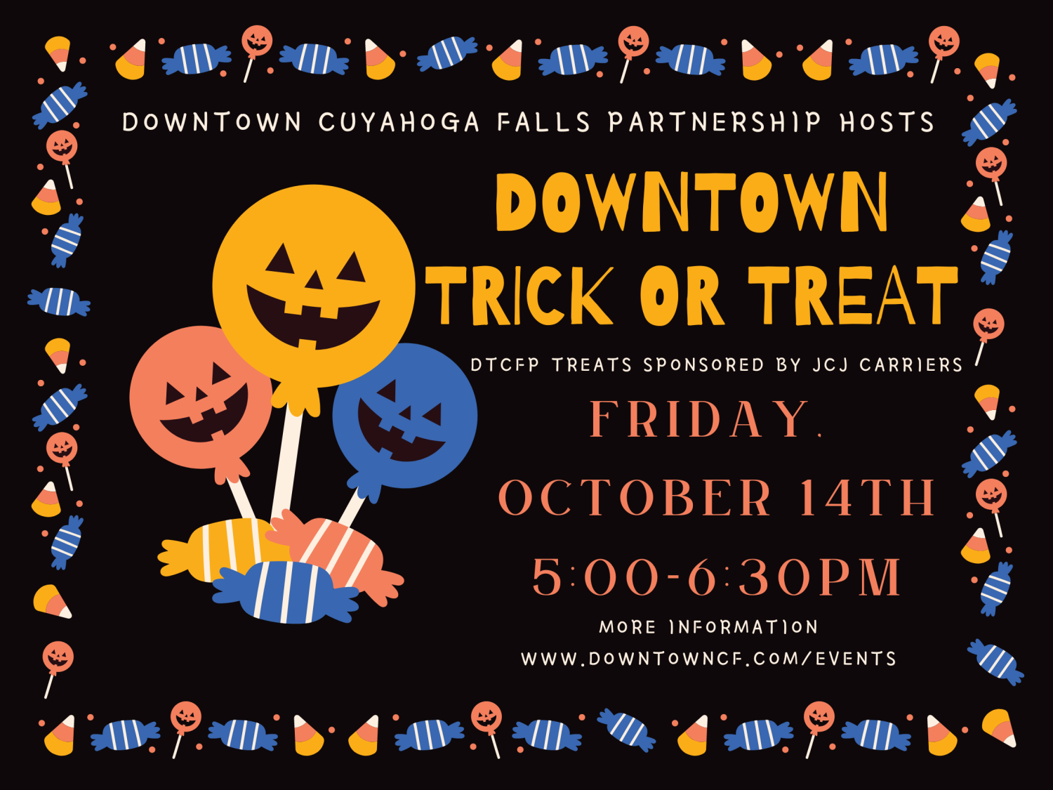 DTCF Trick or Treat & Halloween Extravaganza Downtown Cuyahoga Falls